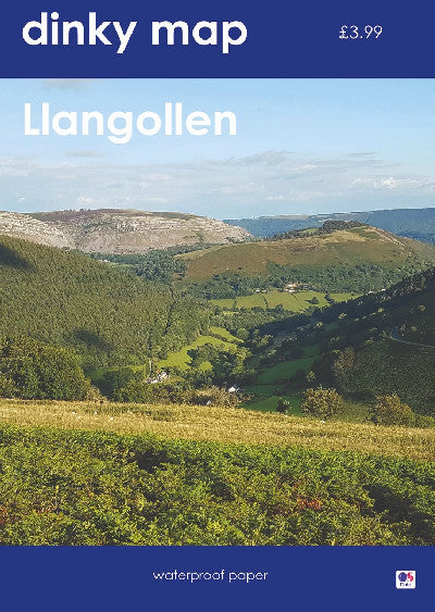 Clawr llyfr / Book cover: Dinky Map Llangollen