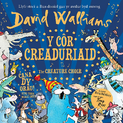 Clawr llyfr / Book cover: Côr Creaduriaid, Y / Creature Choir, The
