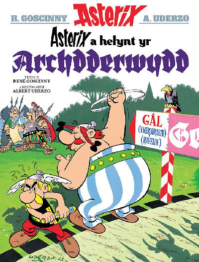 Clawr llyfr / Book cover: Asterix a Helynt yr Archdderwydd