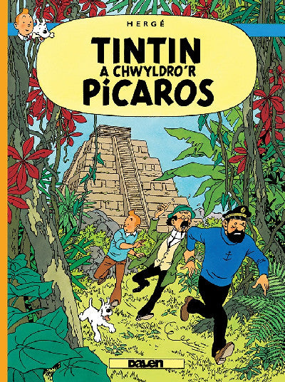 Clawr llyfr / Book cover: Tintin a Chwyldro'r Pícaros