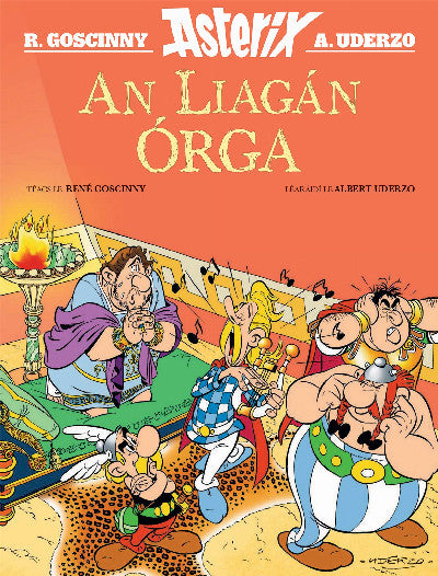 Clawr llyfr / Book cover: An Liagán ÓRga