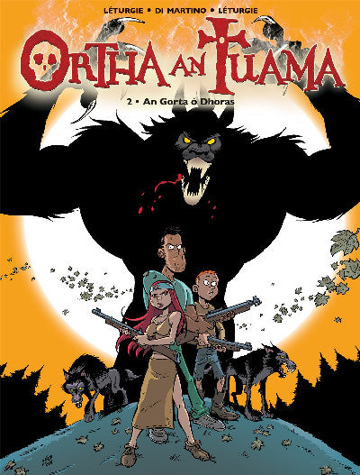 Clawr llyfr / Book cover: Ortha an Tuama: An Gorta ó Dhoras