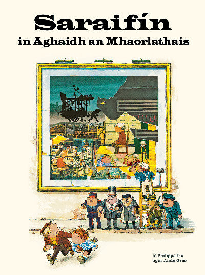 Clawr llyfr / Book cover: Saraifín in Aghaidh an Mhaorlathais