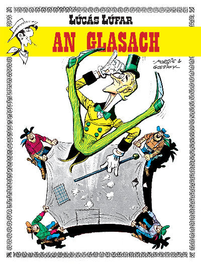 Clawr llyfr / Book cover: Lúcás Lúfar: An Glasach