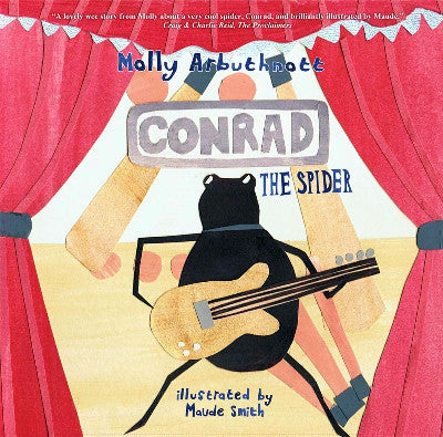 Clawr llyfr / Book cover: Conrad the Spider