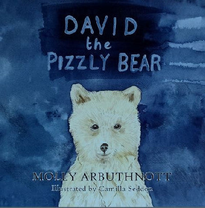 Clawr llyfr / Book cover: David the Pizzly Bear