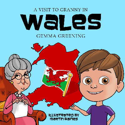 Clawr llyfr / Book cover: A Visit to Granny in Wales