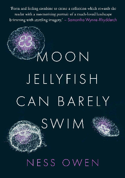 Clawr llyfr / Book cover: Moon Jellyfish Can Barely Swim