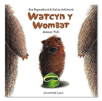 Clawr llyfr / Book cover: Watcyn y Wombat - Amser Poti