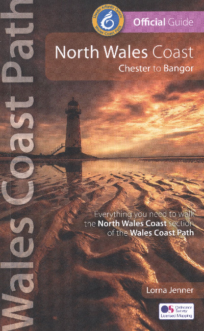 Clawr llyfr / Book cover: North Wales Coast: Chester to Bangor - Wales Coast Path