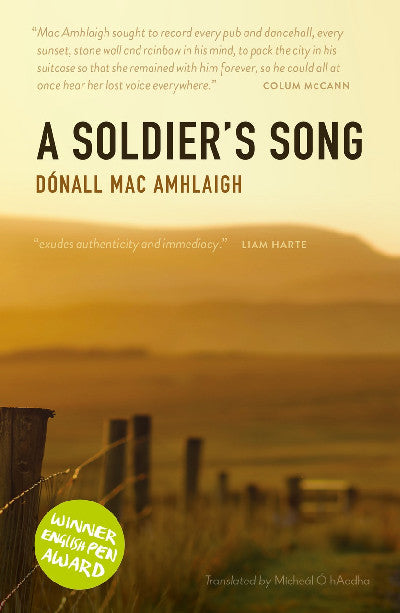 Clawr llyfr / Book cover: Soldier's Song, A