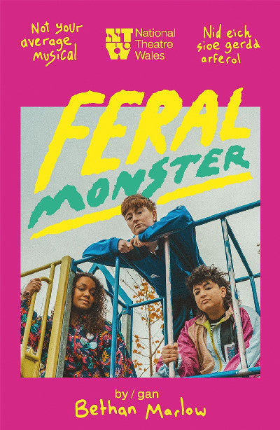 Clawr llyfr / Book cover: Feral Monster
