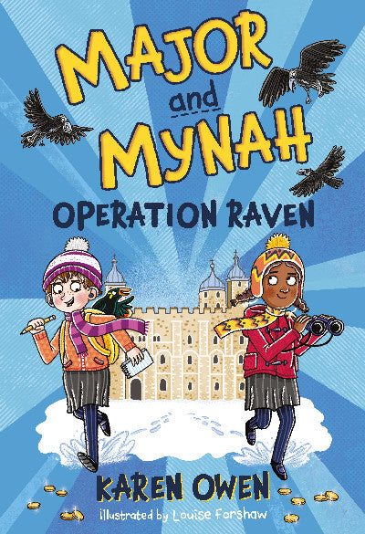 Clawr llyfr / Book cover: Major and Mynah: Operation Raven