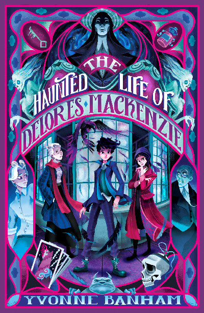 Clawr llyfr / Book cover: The Haunted Life of Delores Mackenzie