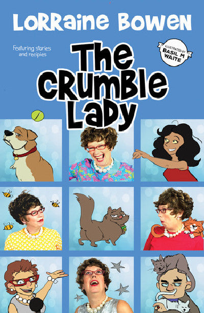 Clawr llyfr / Book cover: The Crumble Lady