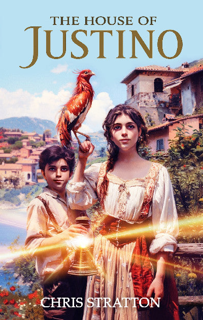 Clawr llyfr / Book cover: The House of Justino