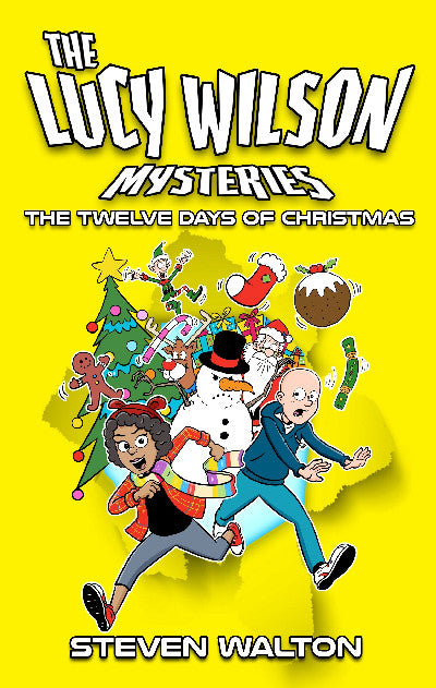 Clawr llyfr / Book cover: The Lucy Wilson Mysteries: The Twelve Days of Christmas