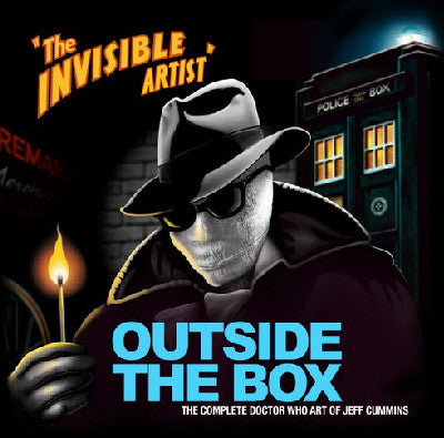 Clawr llyfr / Book cover: Outside the Box: The Doctor Who Art of Jeff Cummins