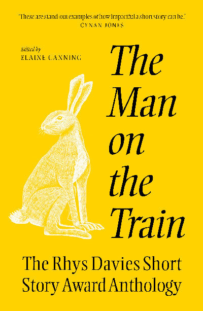 Clawr llyfr / Book cover: The Man on the Train — The Rhys Davies Short Story Competition Anthology