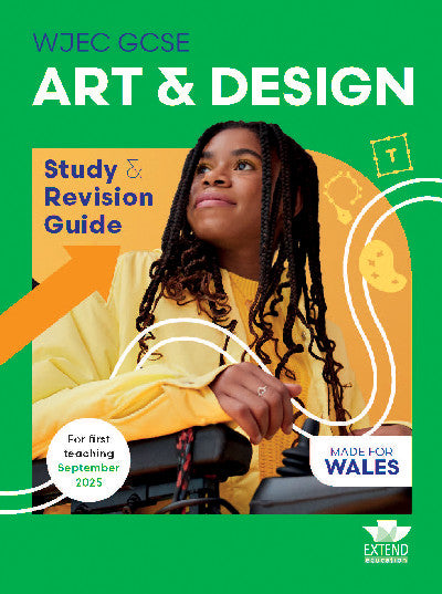 Clawr llyfr / Book cover: WJEC GCSE Art and Design: Study and Revision Guide