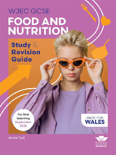 Clawr llyfr / Book cover: WJEC GCSE Food and Nutrition: Study and Revision Guide