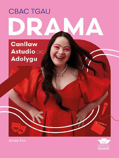 Clawr llyfr / Book cover: CBAC TGAU Drama: Canllaw Astudio ac Adolygu