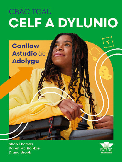 Clawr llyfr / Book cover: CBAC TGAU Celf a Dylunio: Canllaw Astudio ac Adolygu