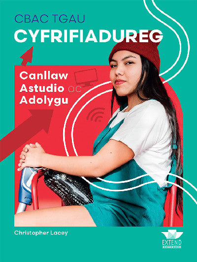 Clawr llyfr / Book cover: CBAC TGAU Cyfrifiadureg: Canllaw Astudio ac Adolygu