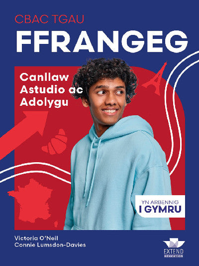 Clawr llyfr / Book cover: CBAC TGAU Ffrangeg: Canllaw Astudio ac Adolygu