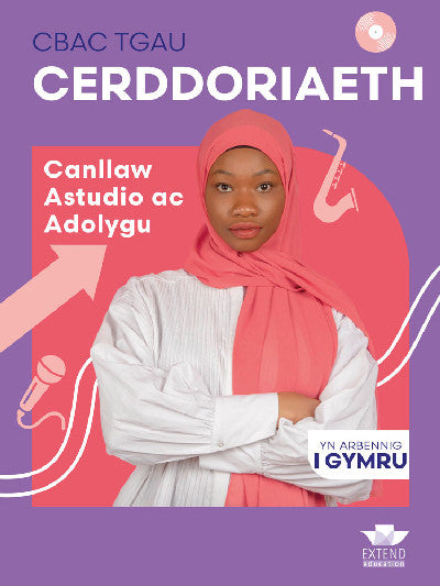 Clawr llyfr / Book cover: CBAC TGAU Cerddoriaeth: Canllaw Astudio ac Adolygu