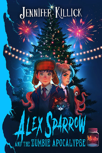 Clawr llyfr / Book cover: Alex Sparrow and the Zumbie Apocalypse