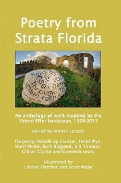 Clawr llyfr / Book cover: Poetry from Strata Florida