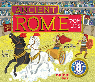 Clawr llyfr / Book cover: Ancient Rome Pop-Ups