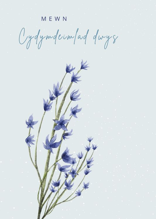 Cerdyn 'Mewn Cydymdeimlad Dwys' | Cardiau.Cymru - Siop Y Pentan