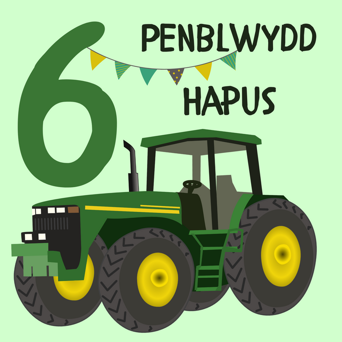 Penblwydd Hapus 5 | Cardiau.Cymru - Siop Y Pentan