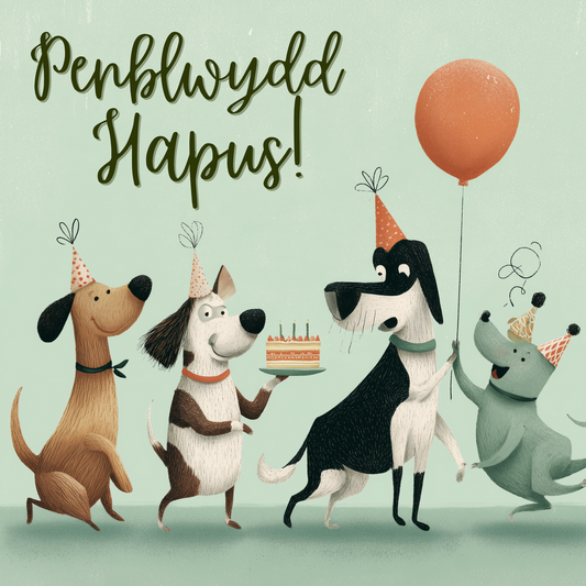 Penblwydd Hapus | Cardiau.Cymru - Siop Y Pentan