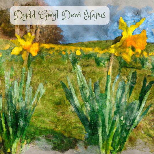 Dydd Gwyl Dewi Hapus | Cardiau.Cymru - Siop Y Pentan