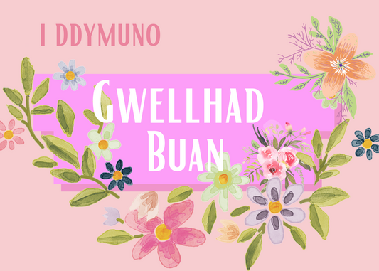 Cerdyn Gwellhad Buan - Siop Y Pentan