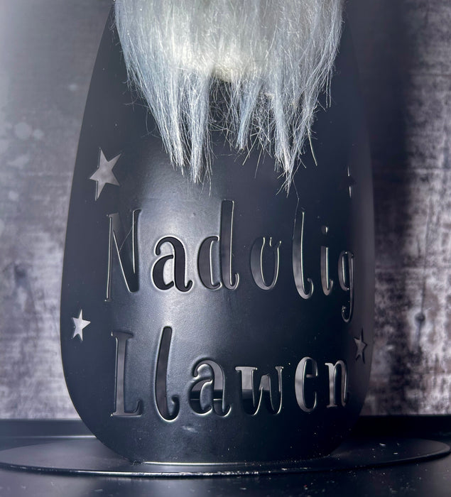 Addurn corach metal 'Nadolig Llawen' | Cardiau.Cymru