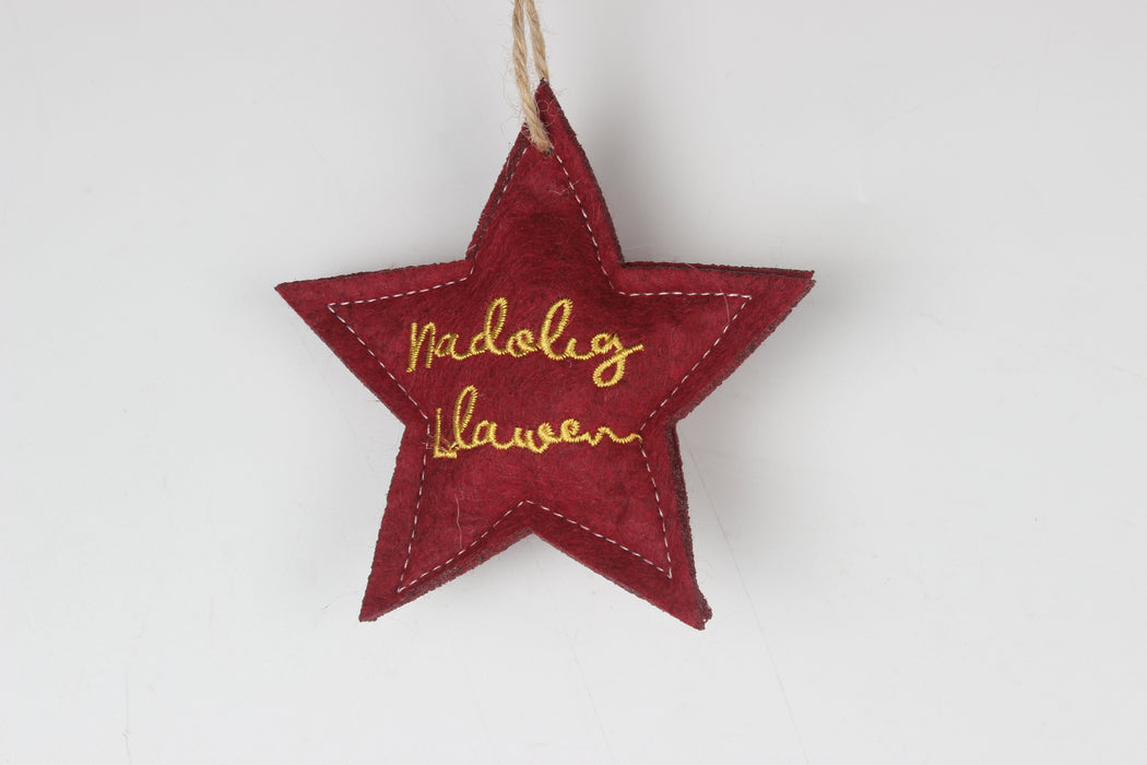 Addurn Nadolig Llawen | Cardiau.Cymru