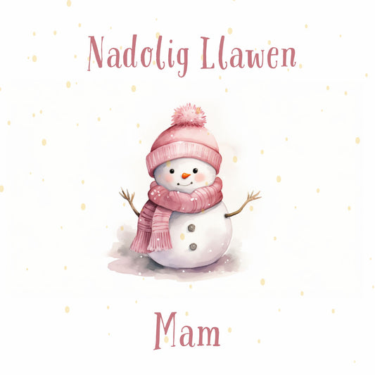 Nadolig Llawen Mam | Cardiau.Cymru - Siop Y Pentan