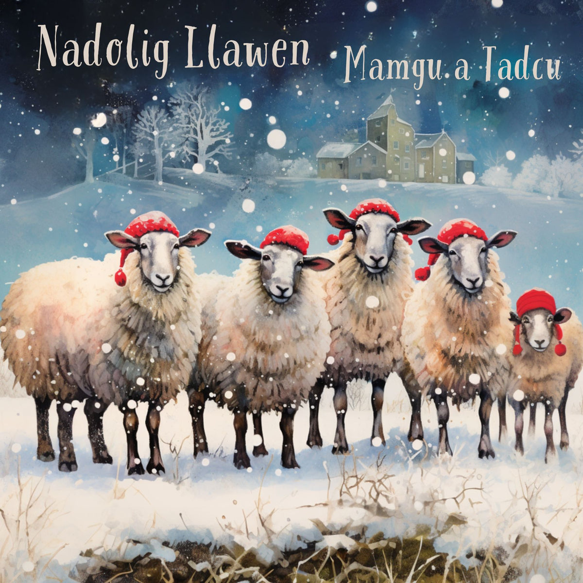 Nadolig Llawen Mamgu a Tadcu | Cardiau.Cymru - Siop Y Pentan