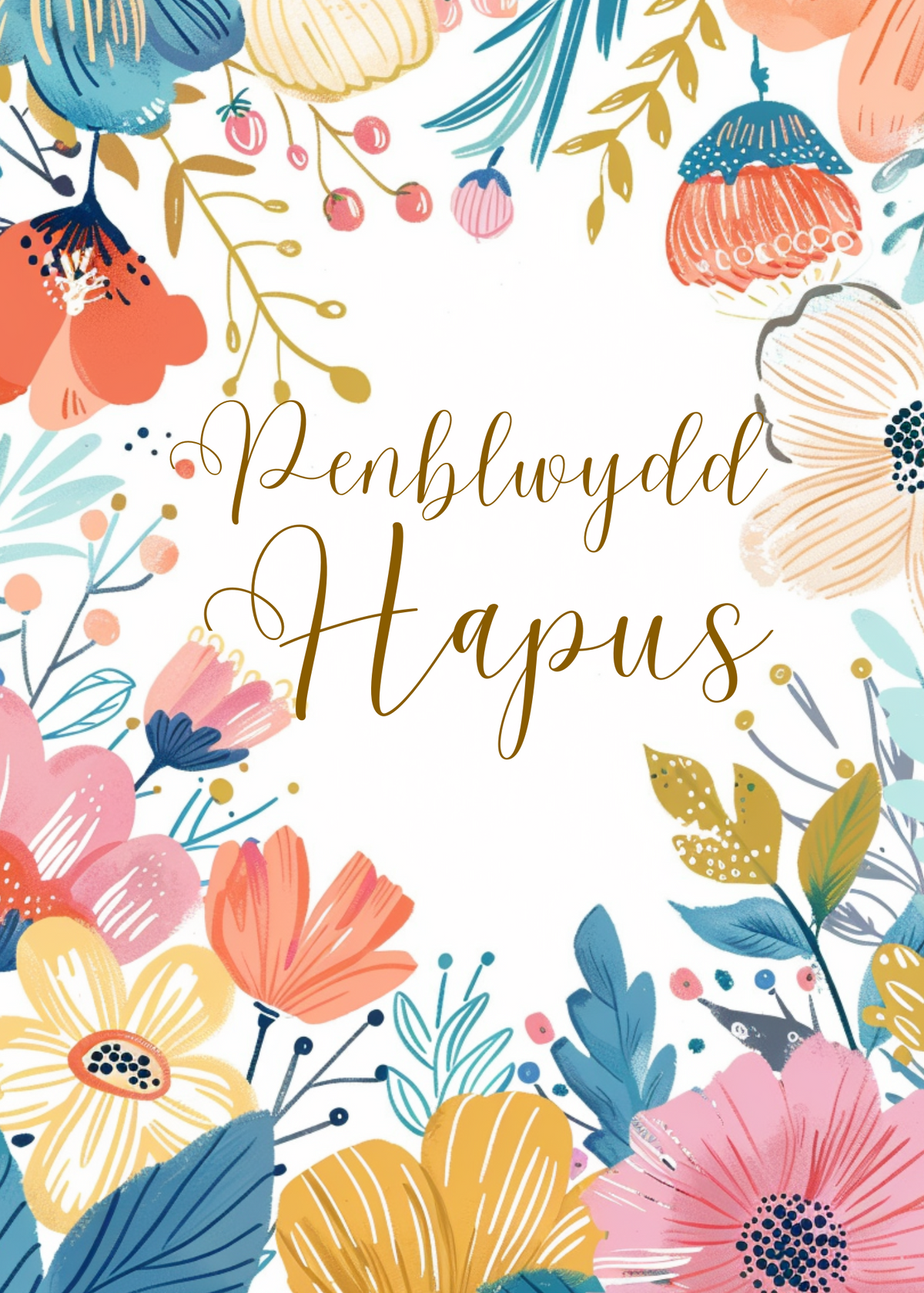 Penblwydd Hapus | Cardiau.Cymru - Siop Y Pentan
