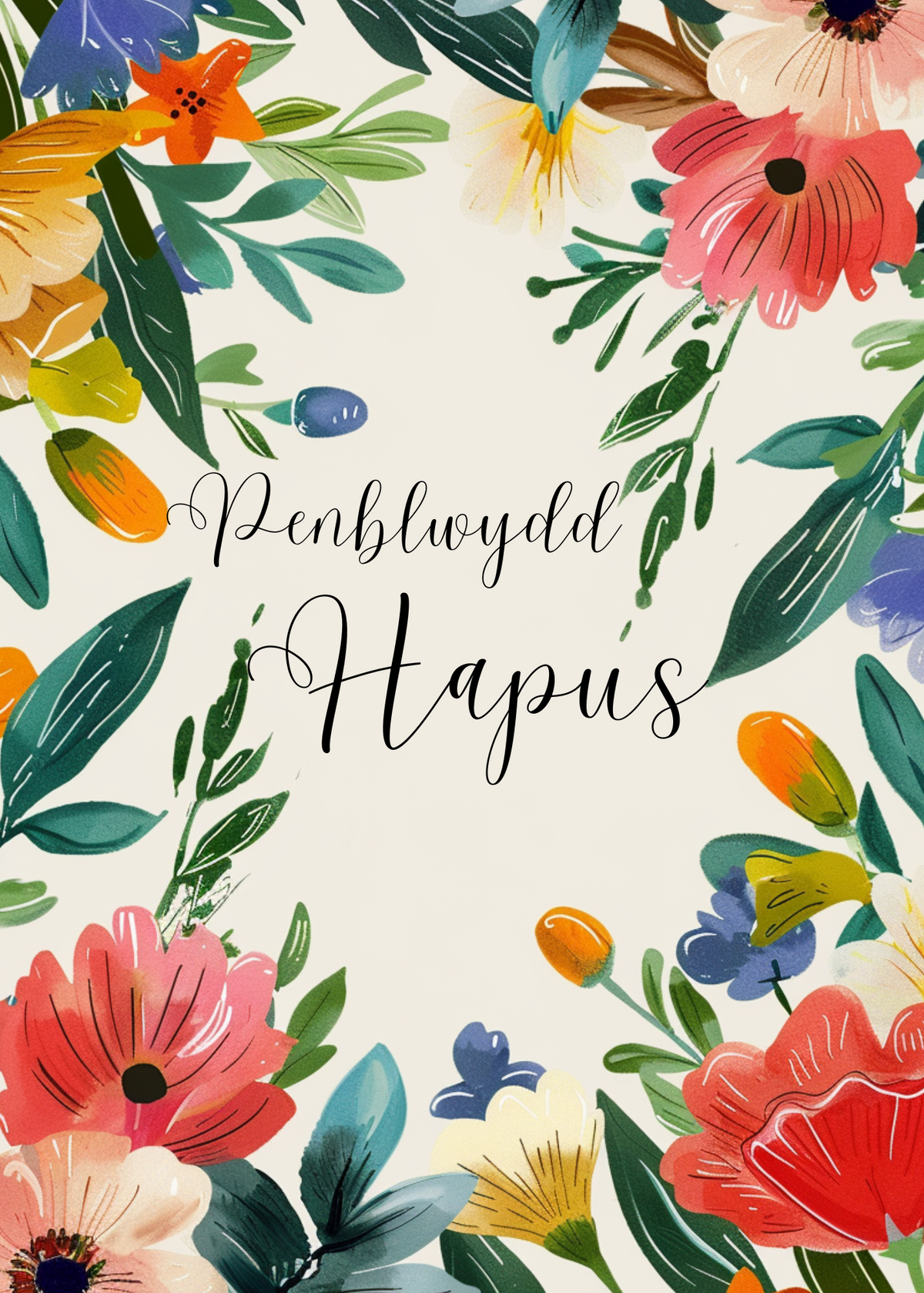 Penblwydd Hapus | Cardiau.Cymru - Siop Y Pentan