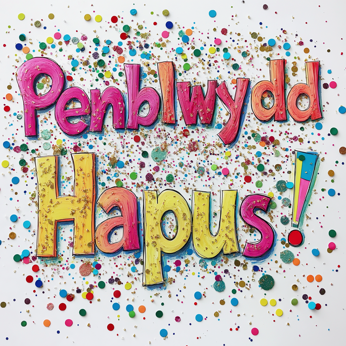 Penblwydd Hapus | Cardiau.Cymru