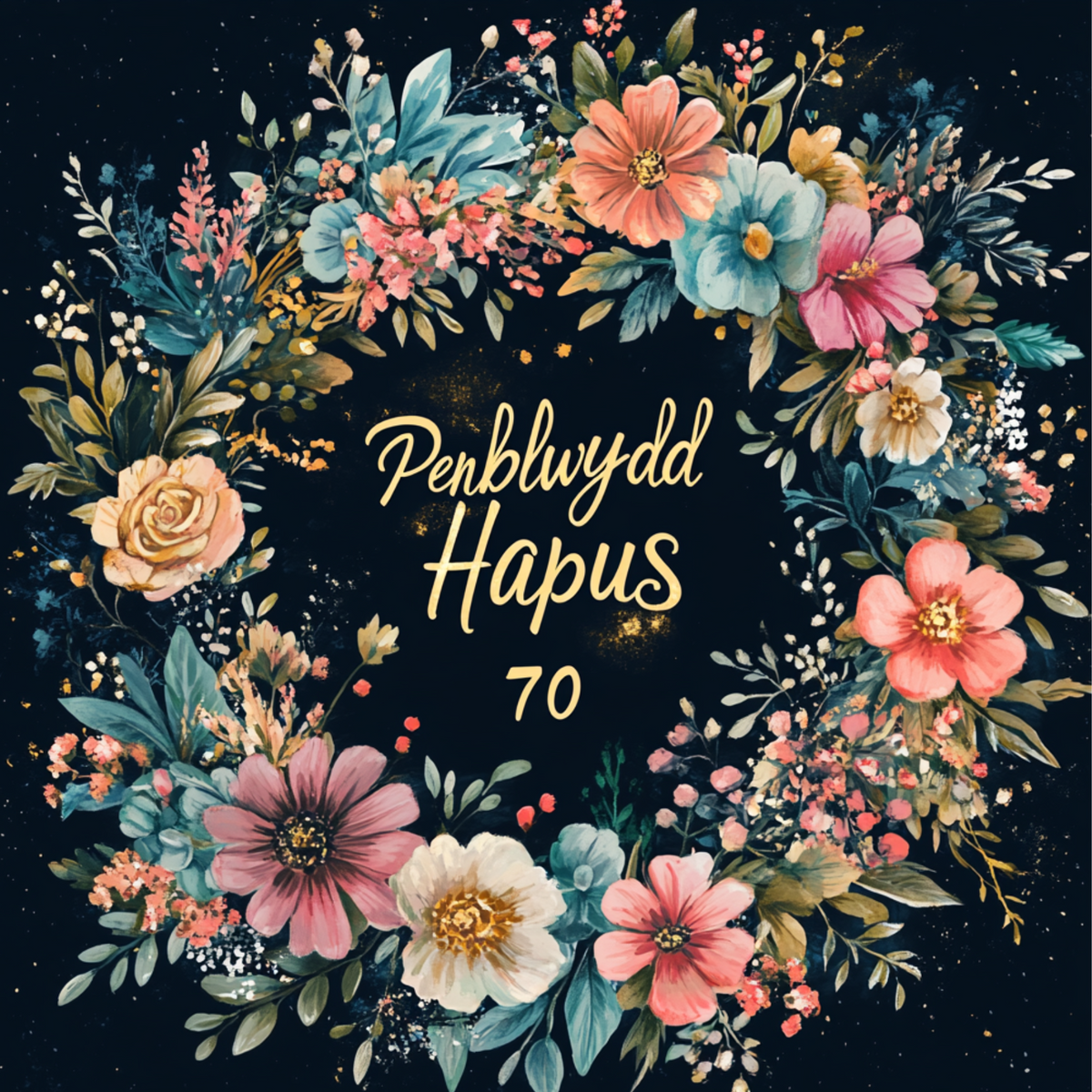 Penblwydd Hapus 70 | Cardiau.Cymru - Siop Y Pentan