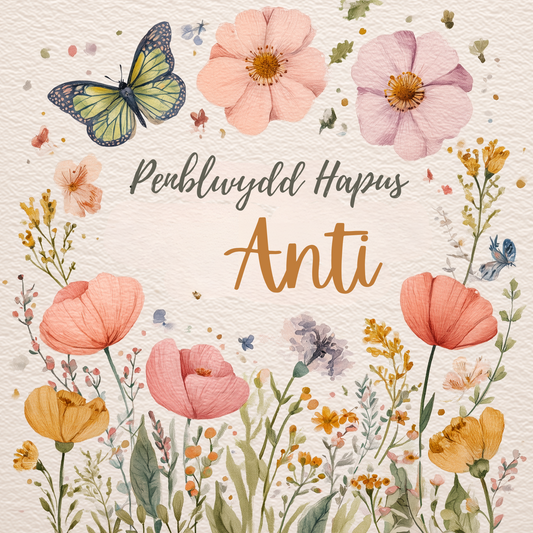 Penblwydd Hapus Anti | Cardiau.Cymru - Siop Y Pentan
