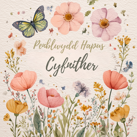Penblwydd Hapus Cyfnither | Cardiau.Cymru - Siop Y Pentan