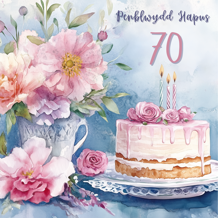 Penblwydd Hapus 70 | Cardiau.Cymru