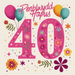 Penblwydd Hapus 40 | Cardiau.Cymru - Siop Y Pentan